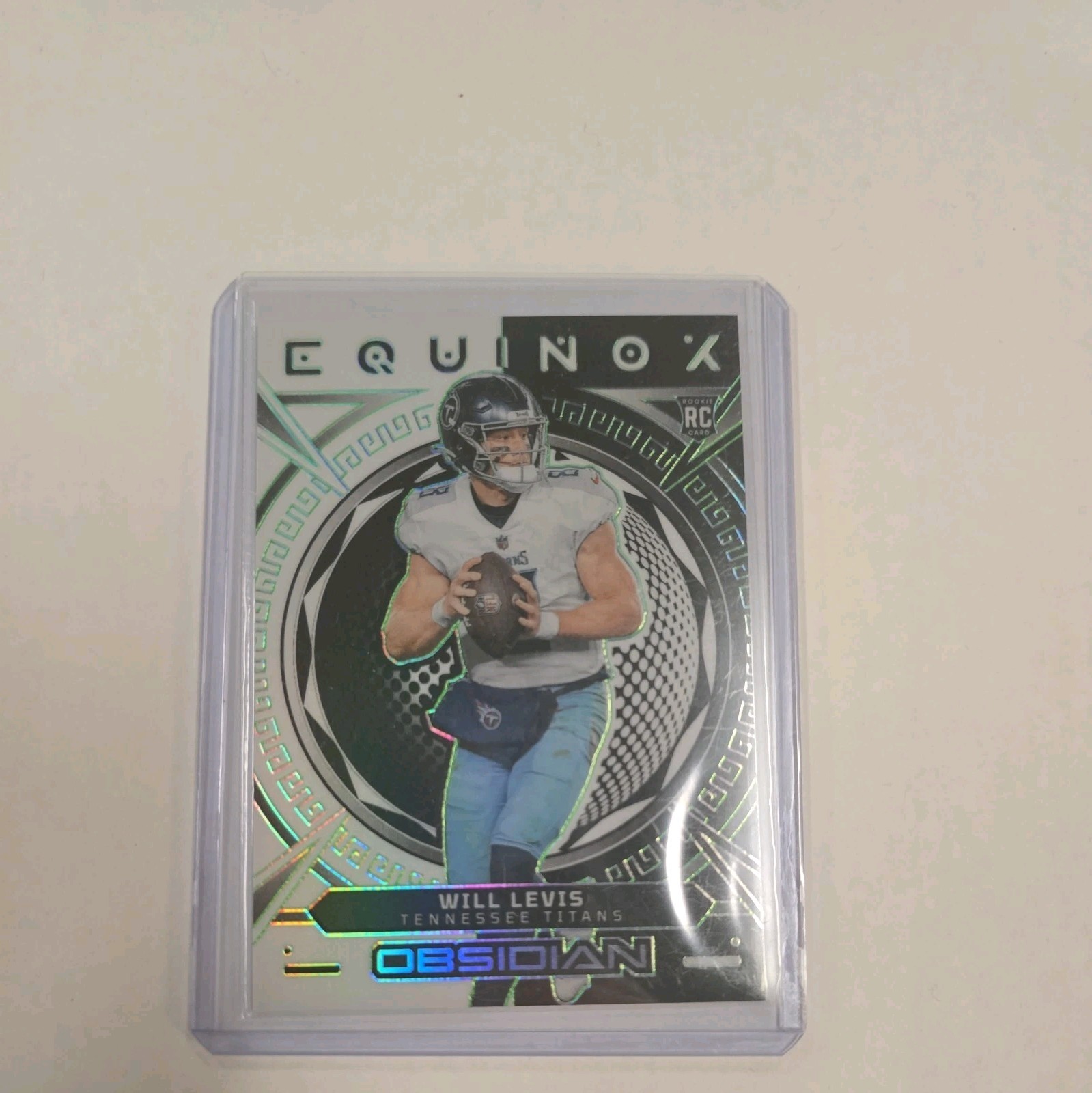 2023 OBSIDIAN EQUINOX WILL LEVIS ROOKIE GREEN ETCH TITANS RC 35/35 BOOKEND