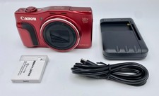 All Works Excellent Canon PowerShot SX710 HS Red Digital Camera From Japan