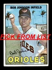 1967 Topps Baseball 6-388 VG-EX Pick From List All PICTURED z5 p1 p2 p3