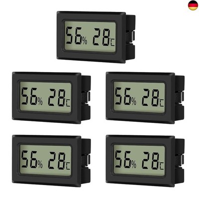 EEEKit Thermometer Hygrometer, 5 Pack Raum Thermometer mit