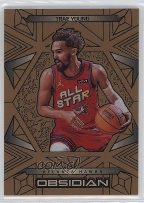 2024-25 Panini Obsidian Electric Etch Bronze Flood /99 Trae Young #197 5y7