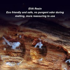 180Pcs Hot Glue Stick EVA Resin White Transparent Strong Adhesion Hot Melt Glue 0.23 per stick