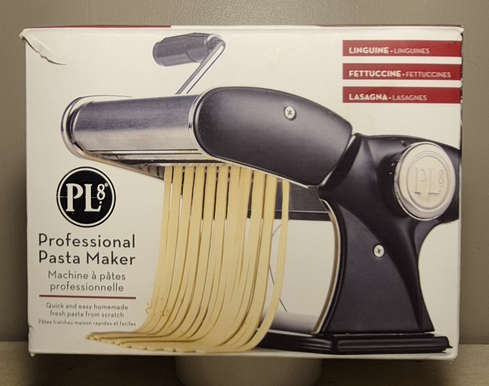 PL8 Professional Pasta Machine in Black