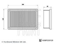 Luftfilter Blue Print ADBP220129 FÜR Renault