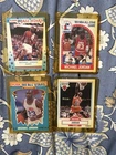 Fleer/NBA Hoops Michael Jordan 1989-90 All-Star Cards Chicago Bulls Lot (4)