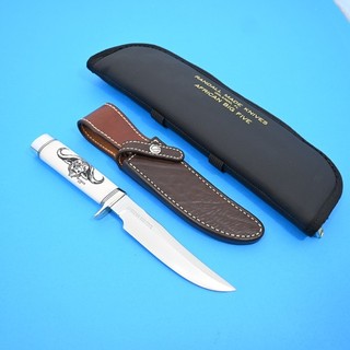 RANDALL MADE KNIVES 12 6 LT. ED. SS AFRICAN BIG FIVE WATER BUFFALO KNIFE MINT