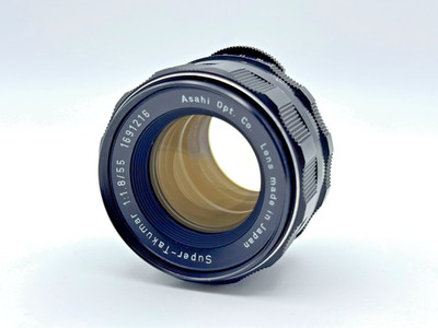 【Good Condition!】ASAHI Pentax Super takumar 1/18f 55mm for M42 Mount JAPAN