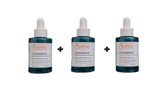 Avene Cleanance A.H.A Exfoliating Serum for Sensitive Blemish-Prone Skin 3 x30ml