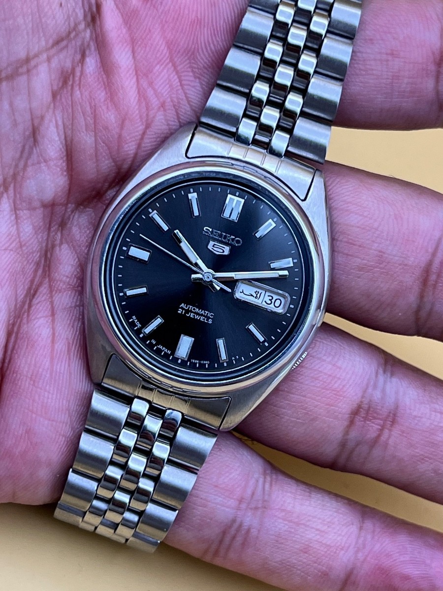 SEIKO 5 7S26-3040 セイコー 腕時計 Seiko Seiko 5 7S26-3040 Day Date St.Steel Silver Round