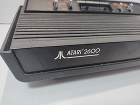 Atari 2600 Darth Vader Console Bundle w/ 2 Joystick Controllers, Manual +2 Games