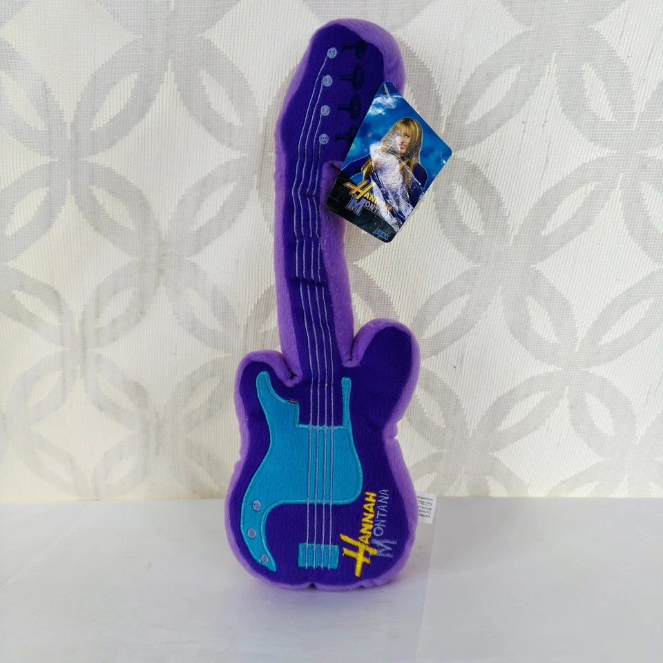 Disney SEGA Hannah Montana travesseiro de pelúcia para guitarra 16" com etiqueta - Imagem 4 de 4