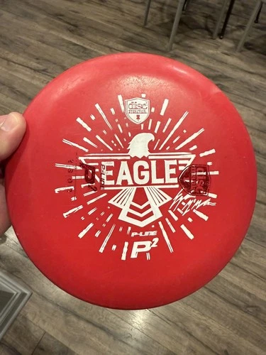 Discmania Eagle McMahon P2 Totem Disc Golf Putter Innova Double Stamp Red Shield