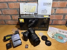 Nikon D3100 DSLR Camera with 14.2MP Sensor and 18-55mm Lens,Boxed VGC
