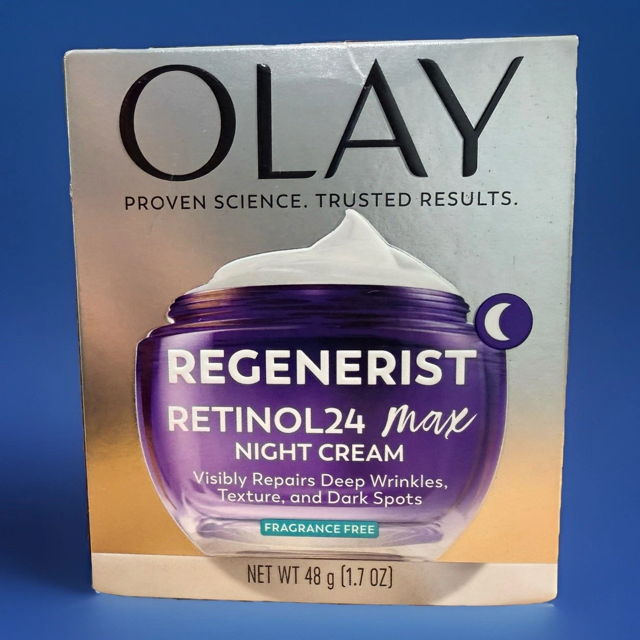Olay Regenerist Retinol 24 MAX Night Cream Face Moisturizer - 1.7oz
Opens in a new window or tab