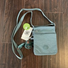 NWT NEW KIPLING NW ELDORADO LIGHT ALOE TONAL CROSSBODY BAG PURSE 59 WITH MONKEY