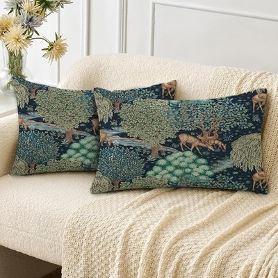 Kissenbezug 30 x 50 cm William Morris 2er Set Sofa Kissenbezug