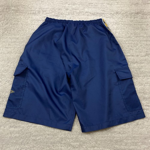 Vintage Umbro Dazzle Cargo Shorts Medium Blue Futbol … - Gem