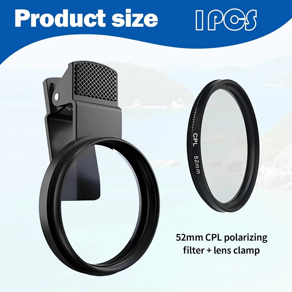 Polarisationsfilter Handy,Cpl Filter,Nd Filter, Polarisationsfilter,Handy Kamera - Bild 2 von 4
