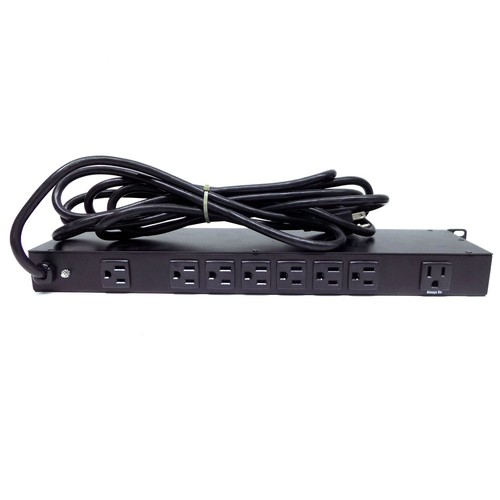 Weltron CL-130A EMI/RFI 9-Outlet Rack Mountable Surge Protector w/ 15 Foot Cord - Picture 4 of 6
