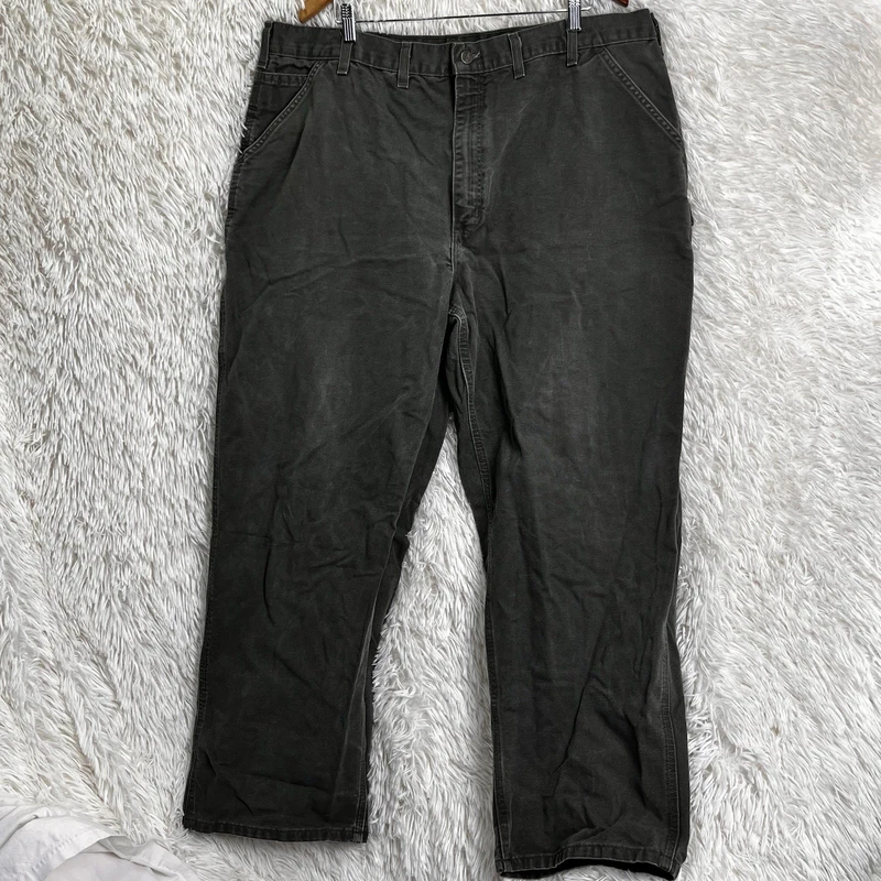 Carhartt Green Canvas Carpenter Pants