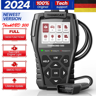  2026 ThinkOBD 500 Auto Auslesegerät KFZ OBD2 Diagnosegerät Scanner Tool ECM DE