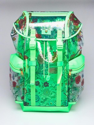 gucci green backpack