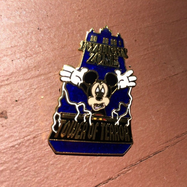Vintage Mickey Mouse Enamel Pin Twilight Zone Tower Of Terror Disney World 2000 | eBay