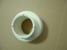 White Rubber Pan Cone Toilet Flush Pipe Seal 50mm