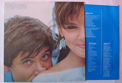 GIANNI MORANDI (LP 33T) UNO SU MILLE - ITALIEN 1985