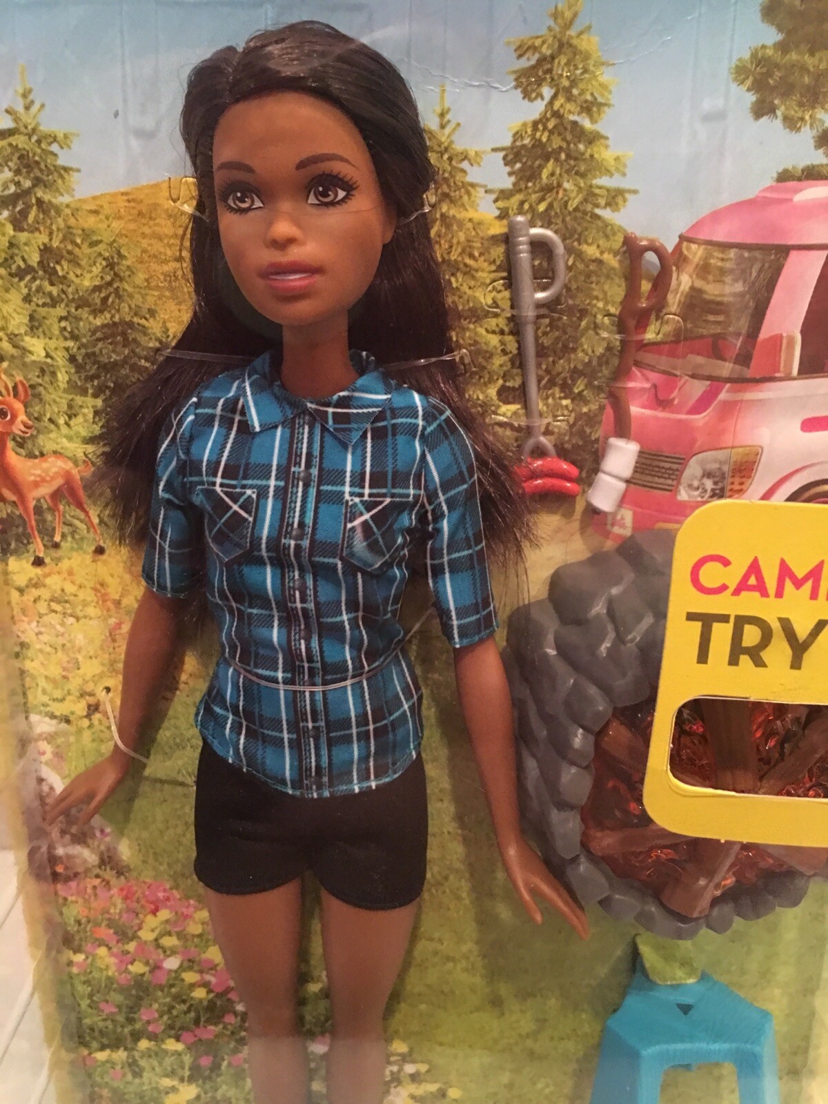 barbie sis campfire doll
