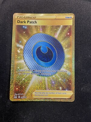 Pokemon TCG Verlorener Ursprung Dark Patch Gold 216/196 NM Trainer Secret Rare