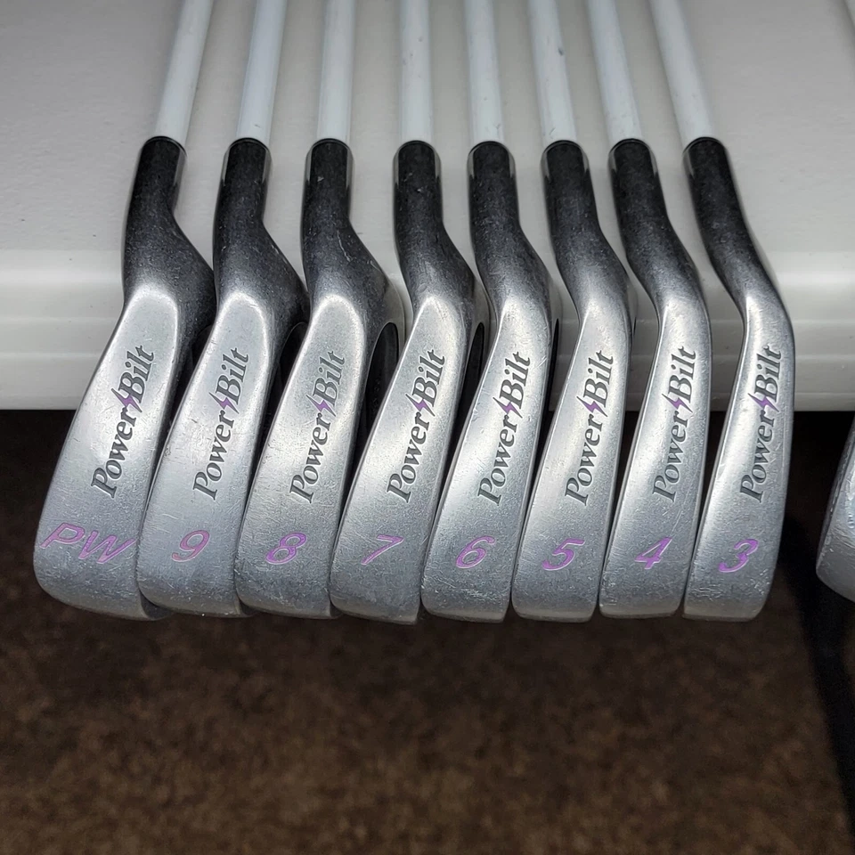 PowerBilt H&B Pro Sonic Oversize Iron Set 3-PW 3, 5 Woods RH L-Flex Graphite - Image 2 of 4