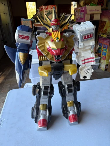 VINTAGE 2001 Bandai Power Rangers 24" Large Plastic MEGAZORD Wild Force