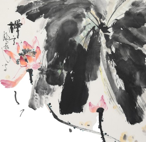 中国美術　華図額装　96✖️66cm R7け0916 中国美術 華図額装 96✖️66cm R7け0916