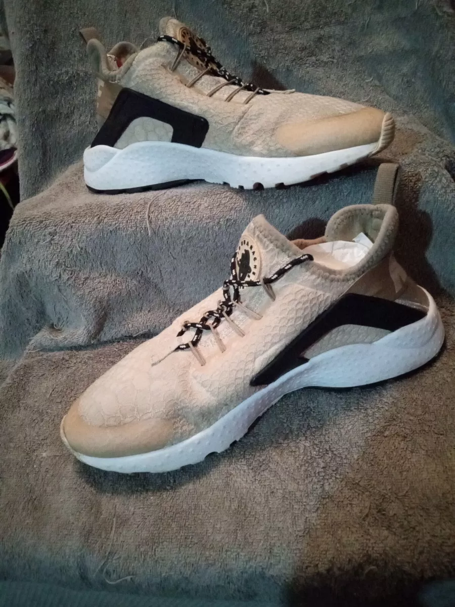 Womens Nike Air Huarache Run Ultra Se 859516 100 Oatmeal Khaki