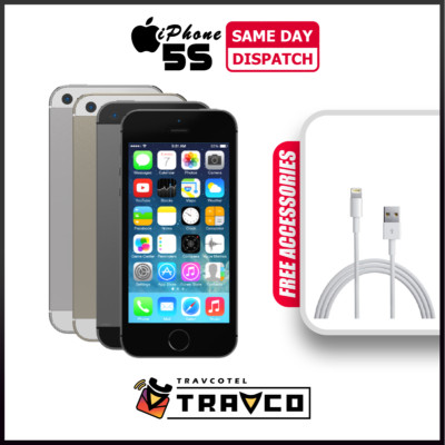 Apple iPhone 5S 16GB GREY Unlocked Sim Free 4G LTE Smartphone
