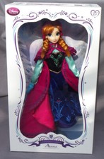 ANNA cape violet poupée DISNEY édition limitée 5000 LIMITED DOLL Reine Neiges