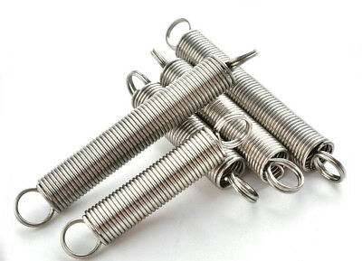 5Pcs 0.6mm Wire Diameter 5mm OD Extension Spring Stainless Steel Tension Springs 