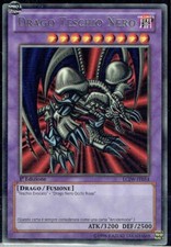 CARTA YU-GI-HO LCJW DRAGO TESCHIO NERO IT054 RARA 1°EDIZIONE