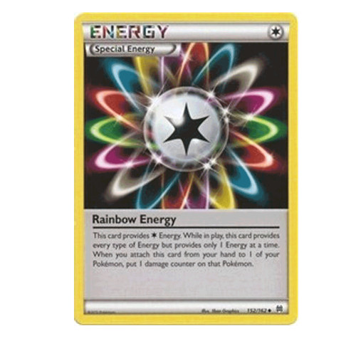 Rainbow Energy x 4 152/162 or 131/146 Uncommon XY Breakthrough