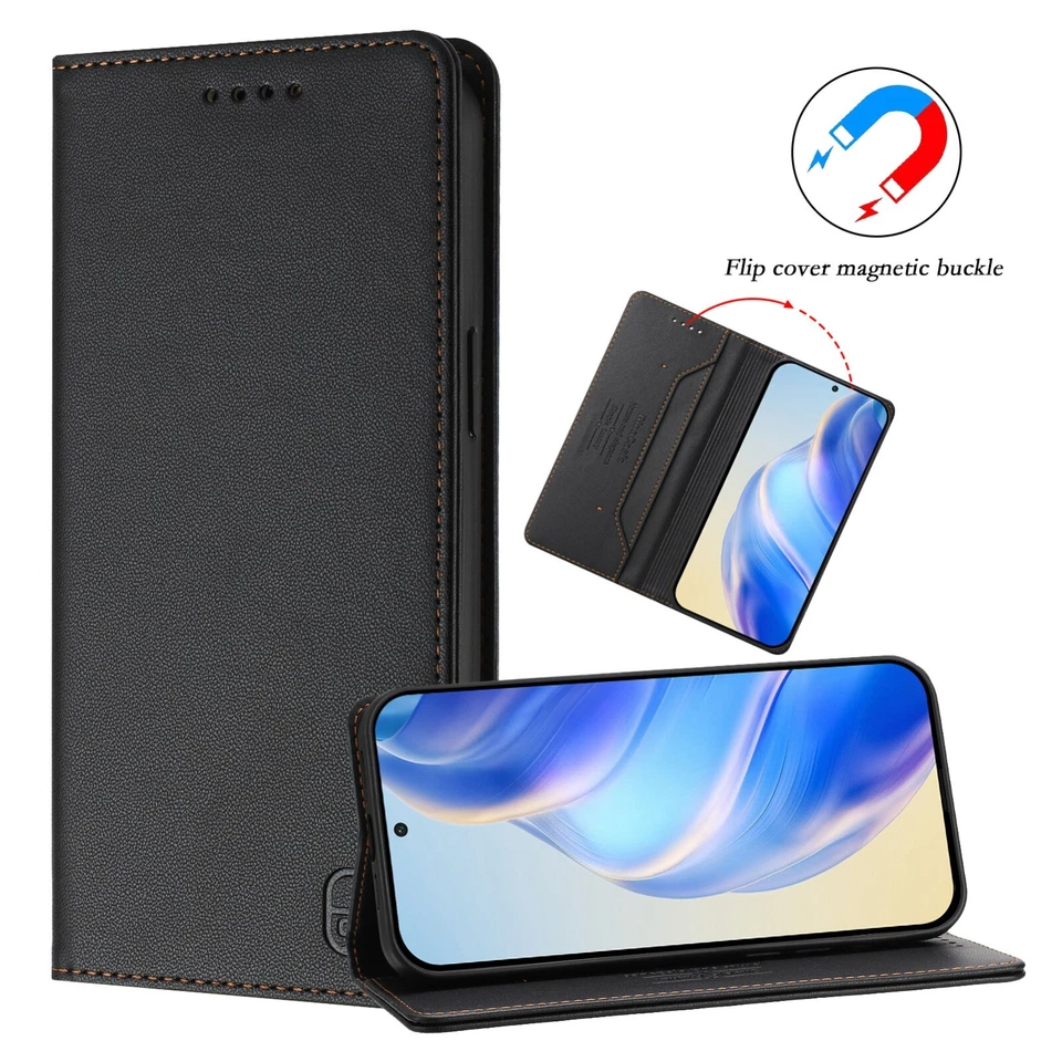 For Samsung Galaxy Note20/Note20 Ultra Note10 Flip PU Leather ID Card Case Cover - Image 4 of 4