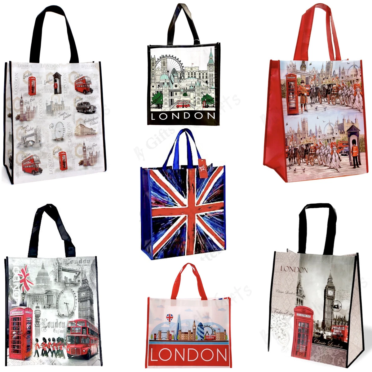 Union Jack Shopping bag Souvenirs Gift Set London Eye Eco Bag Foldable Tote Bags