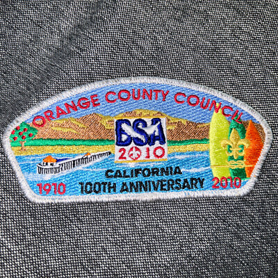CSP Orange County Council S-275 California 100th Anniversary SMY Border