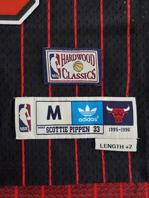 Maillot Chicago Bulls Scottie Pippen Hardwood Classics '95-'96 - Taille 2XL - Occasion En Excellent état