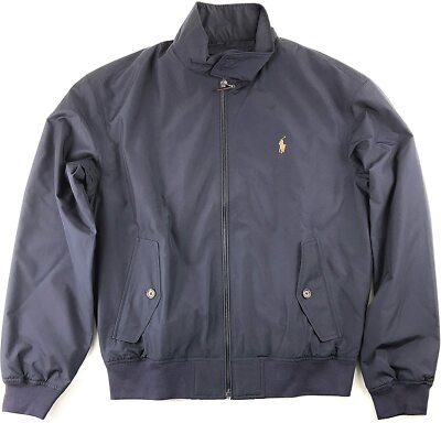 Polo Ralph Lauren Men's Lightweight Bomber Jacket Aviator Navy L LARGE |  eBay