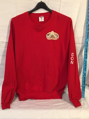 Vintage Jerzees 1998 Gold Wing Road Riders Red Sweatshirt Mens 2X