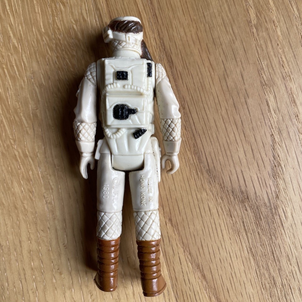 Vintage Star Wars Rebel Commander Hoth 1980 Hong Kong Pale Face Variant