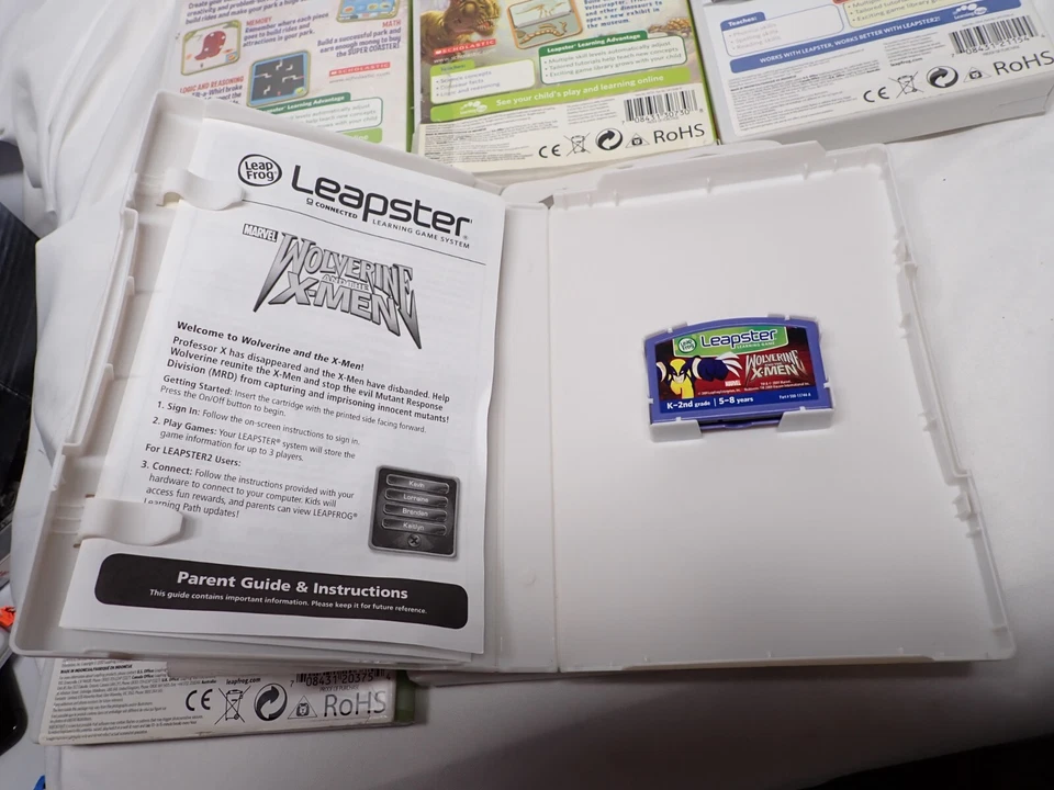 Leapfrog Leapster Learning System Games Lot of 6 Digging for Dinosaurs Dora Pet - Image 2 of 4