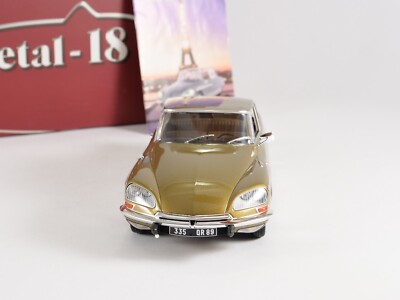 Citroën DS 21 Chapron Le Leman 1968 - METAL-18 - Echelle 1/18 - Bleue - NEUF