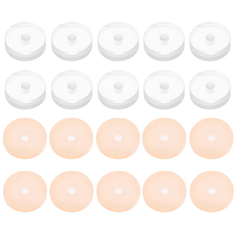 50Pcs STERILE SILICONE FLEXIBLE HEALING PIERCING DISCS DISK PADS NO